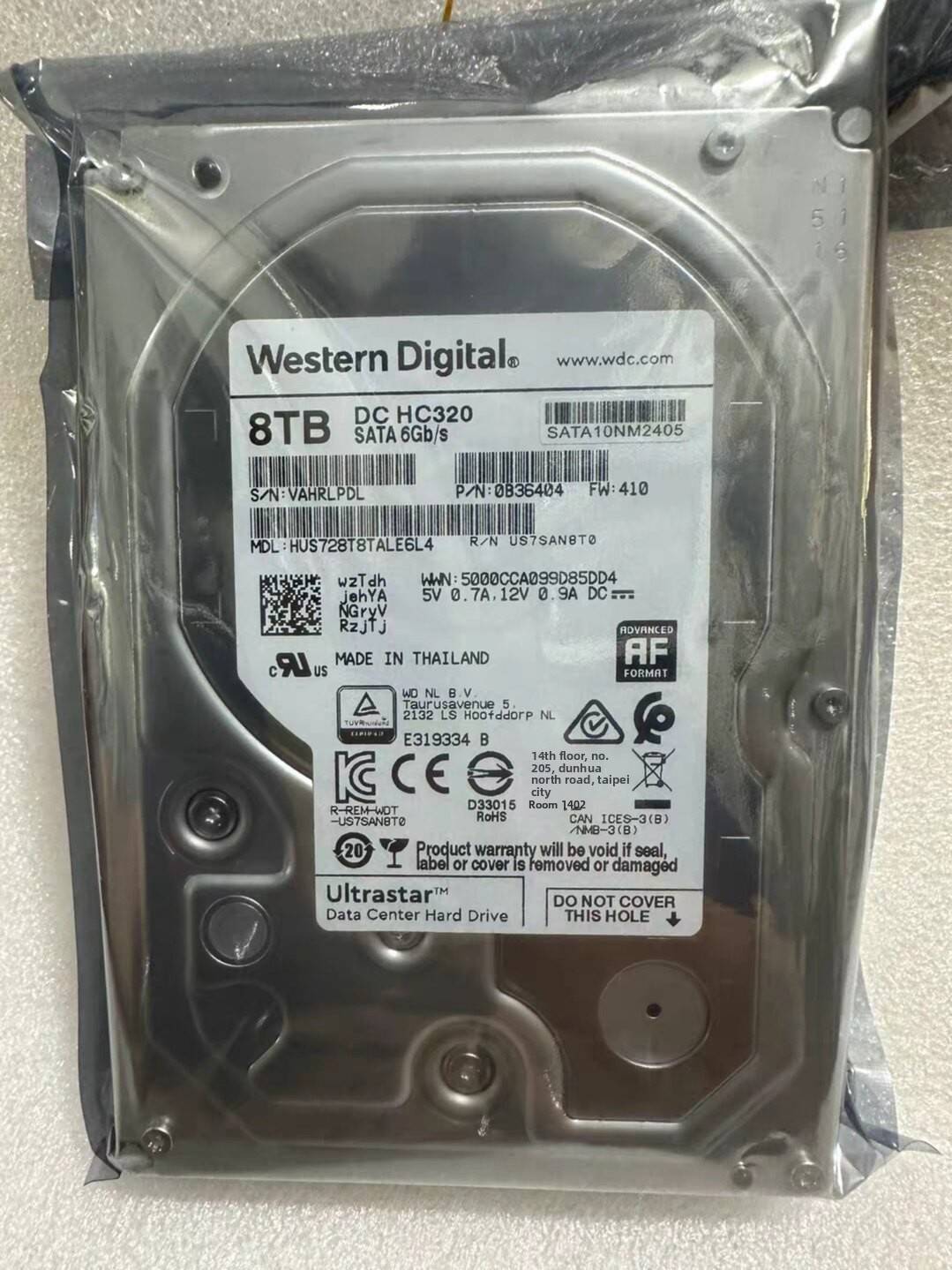 New HUS728T8TALE6L4 Enterprise-level External 8TB