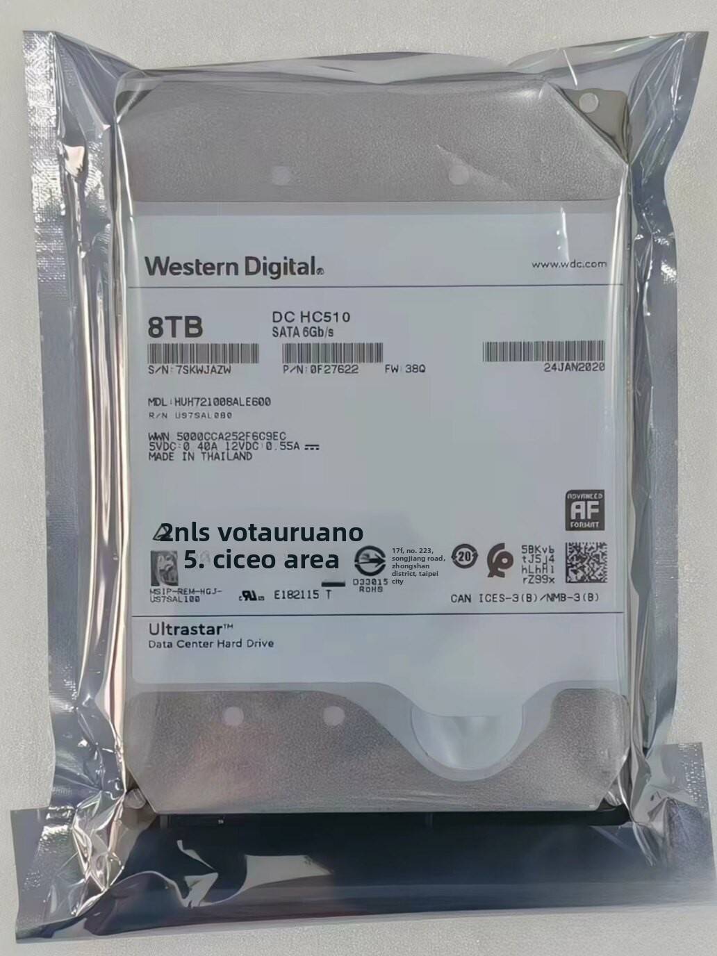 New HUH721008ALE600 8T Enterprise-class Hard Drive