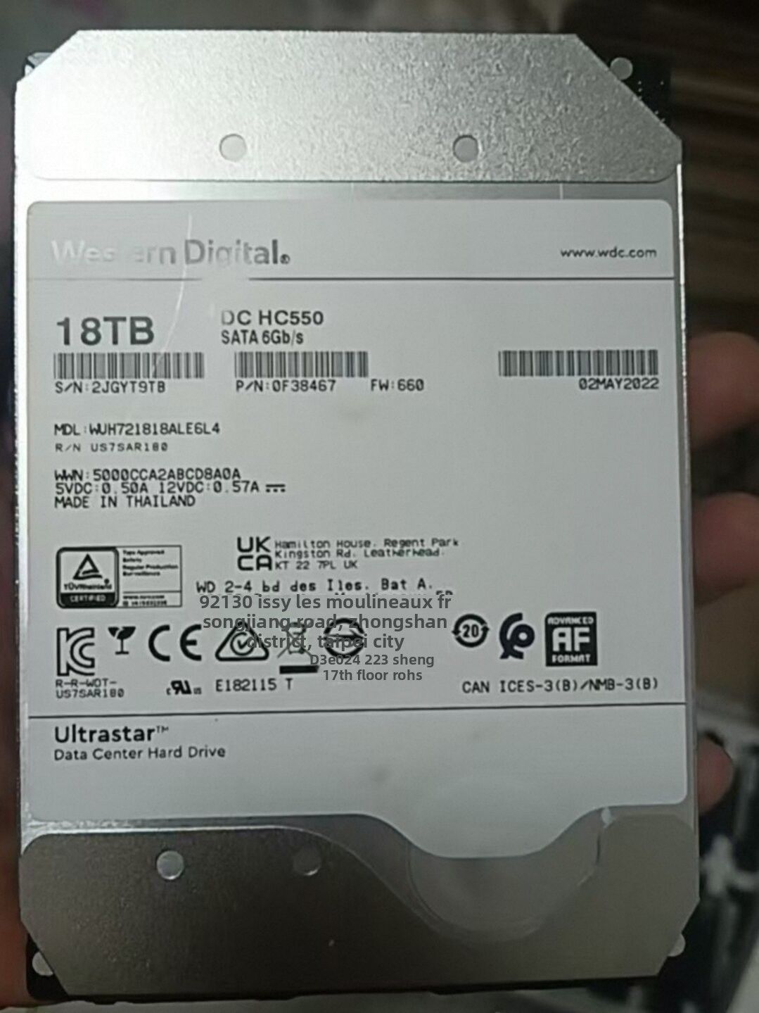 WUH721818ALE6L4 18T External