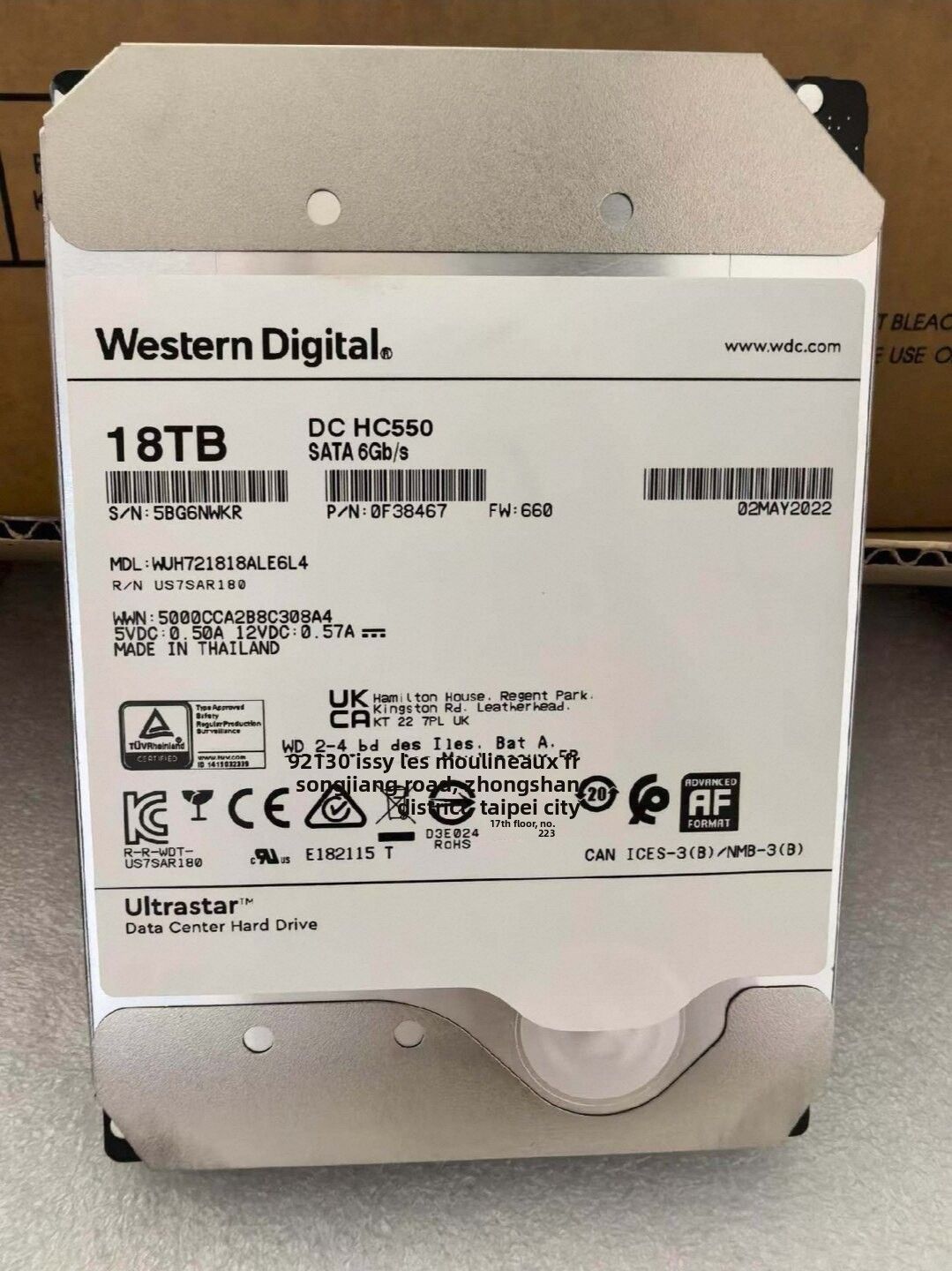 WUH721818ALE6L4 18T External