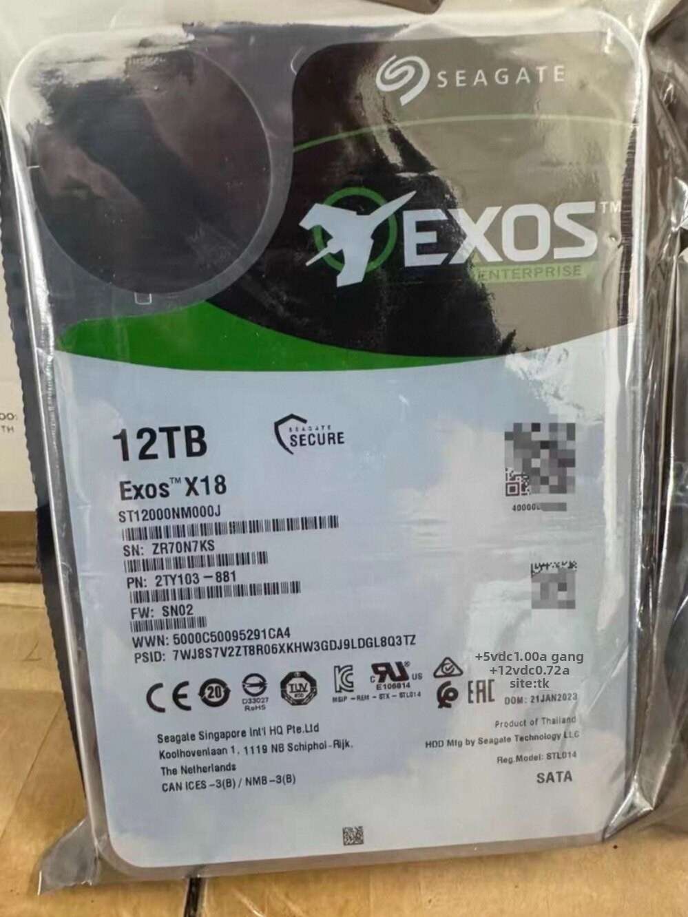 ST12000NM000J Enterprise-Class External 12TB