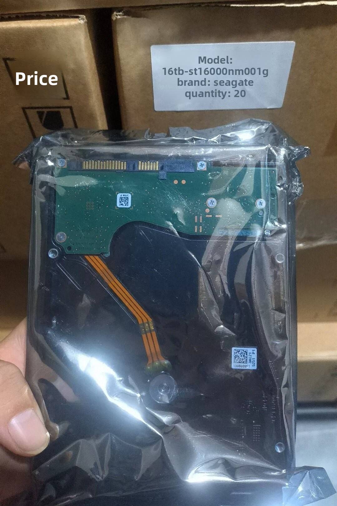 Used ST16000NM001G 16T External Used Enterprise-Class Hard Disk Color Label Disassembled