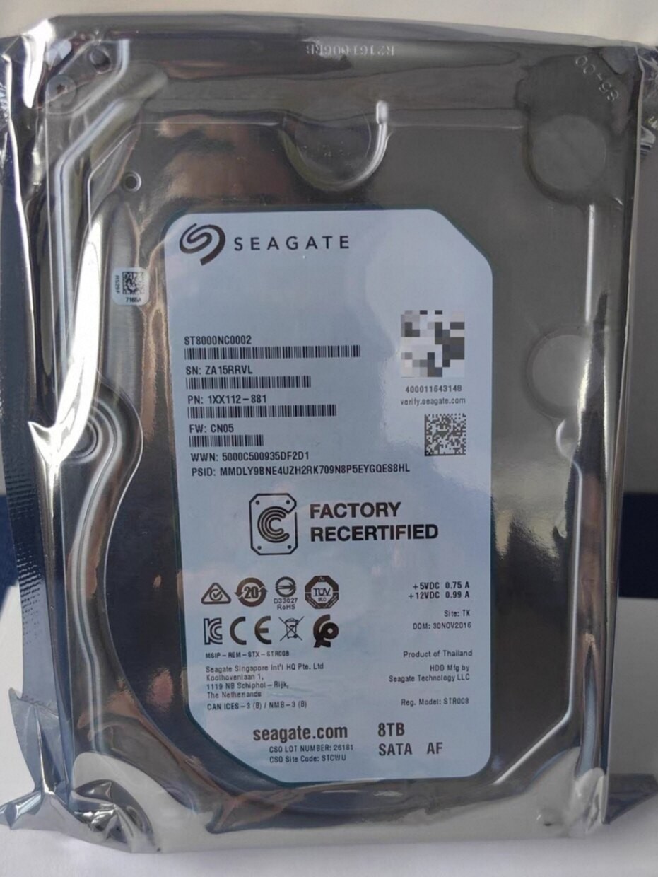 ST8000NM001C Enterprise-class 8T External HDD SATA