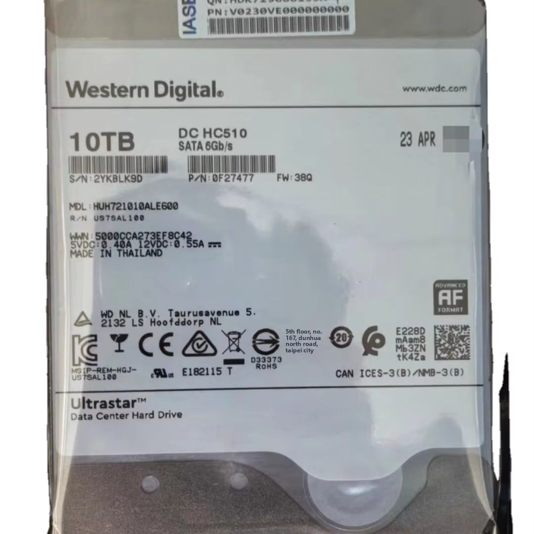 External HDD HUH721010ALE600 10TB