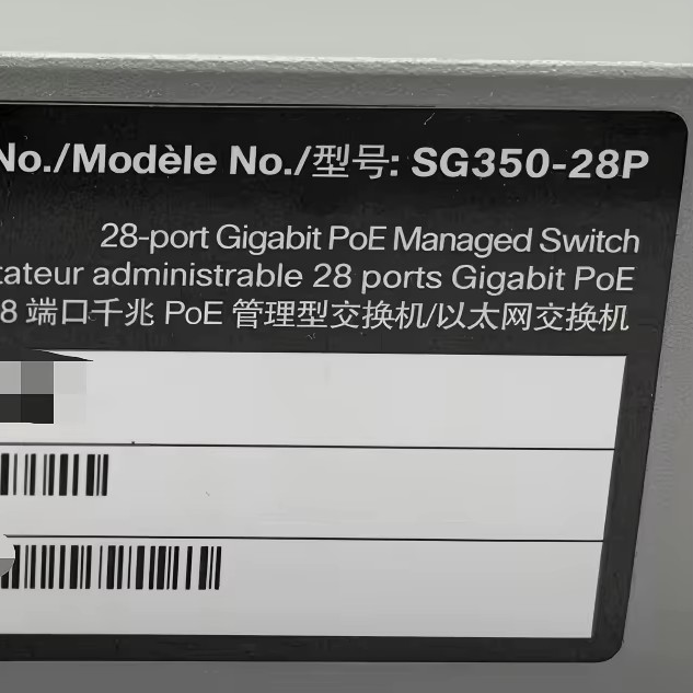Cisco SG350-28P-K9 28-Port Gigabit PoE Managed Enterprise Switch
