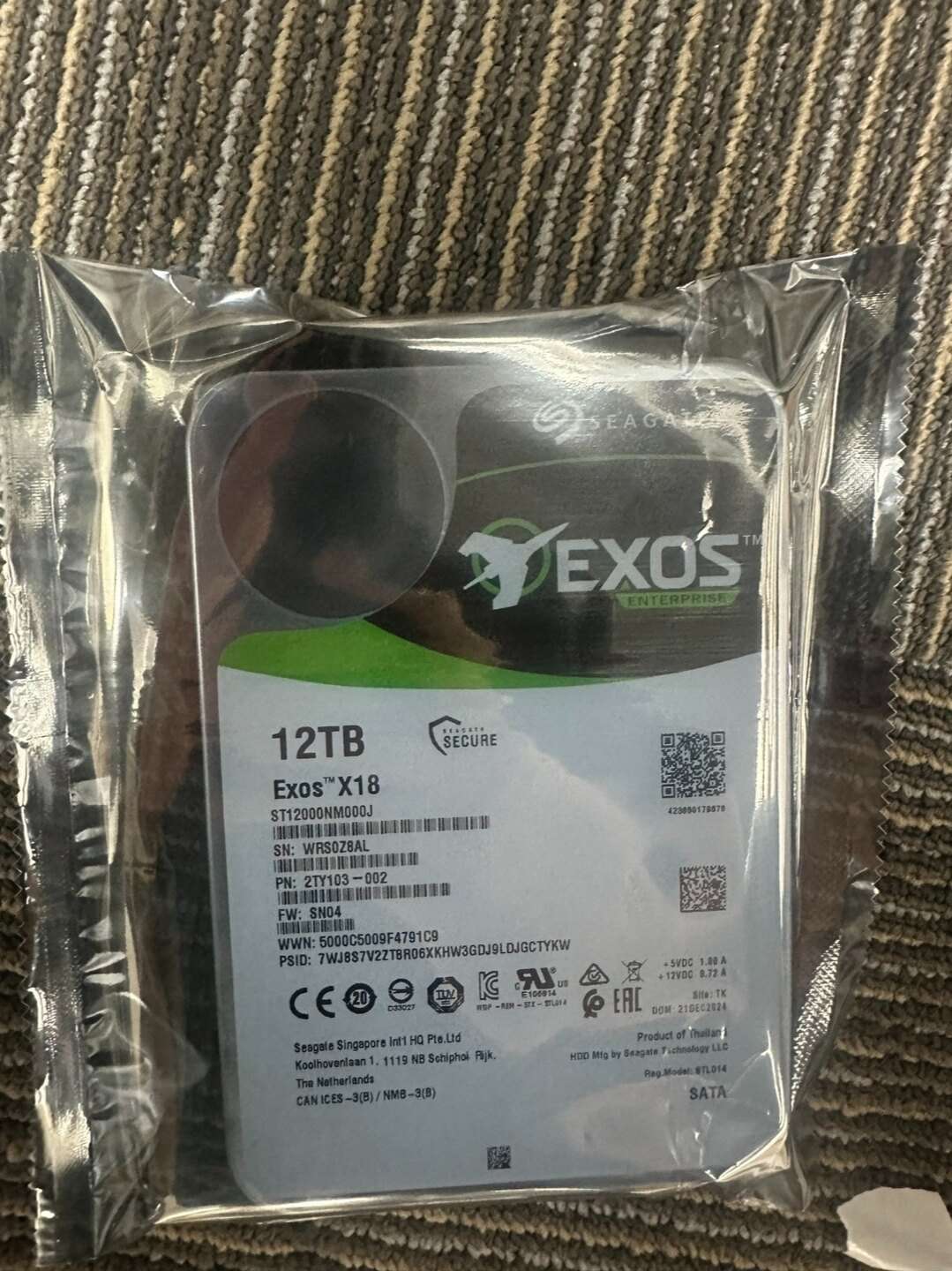 ST12000NM000J Enterprise-Class External 12TB