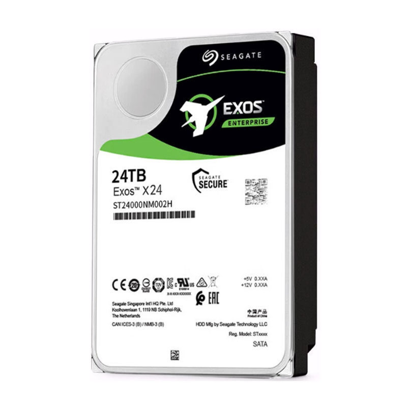 ST24000NM002H 24TB Internal SATA Enterprise-Class Hard Drive 512MB Cache 7200 RPM for Storage Servers RAID Arrays