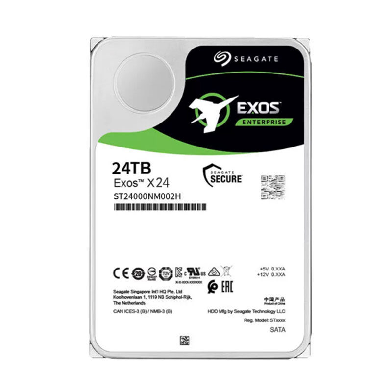 ST24000NM002H 24TB Internal SATA Enterprise-Class Hard Drive 512MB Cache 7200 RPM for Storage Servers RAID Arrays