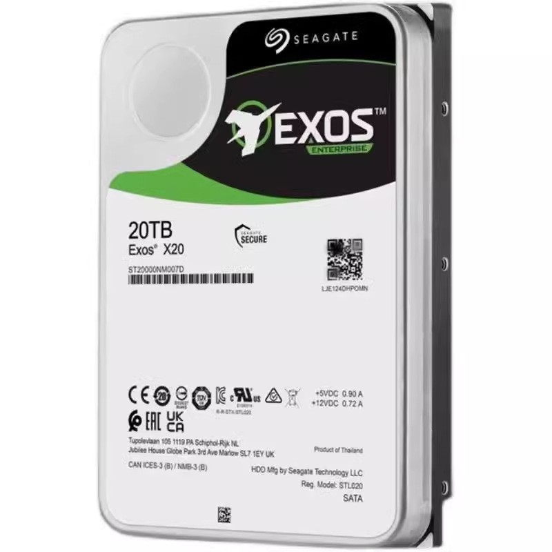 ST20000NM007D Compatible for Enterprise-Grade 35-Inch 20TB Disk-Array Server SATA Internal Hard Drive 256MB Cache 7200 RPM