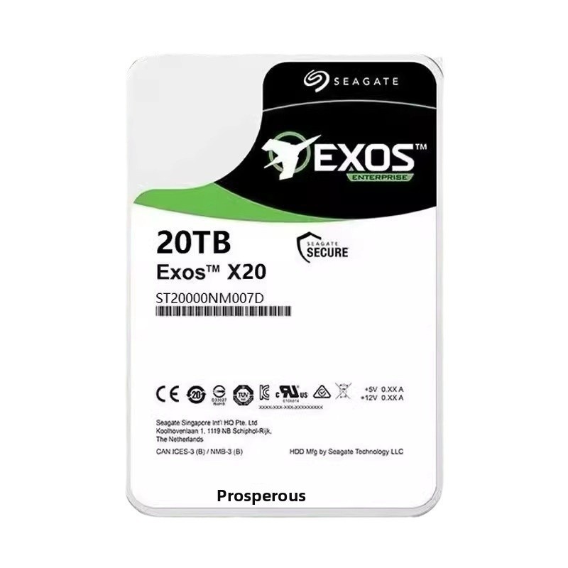 ST20000NM007D Compatible for Enterprise-Grade 35-Inch 20TB Disk-Array Server SATA Internal Hard Drive 256MB Cache 7200 RPM