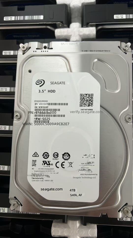 4TB Internal Mechanical Hard Drive ST4000VM000 3.5-Inch SATA