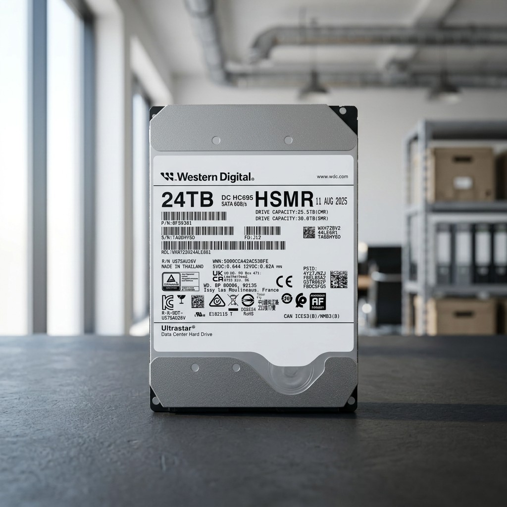 24TB Internal Server HDD SATA Interface 7200 RPM 64MB Cache WXH72BV24ALE601