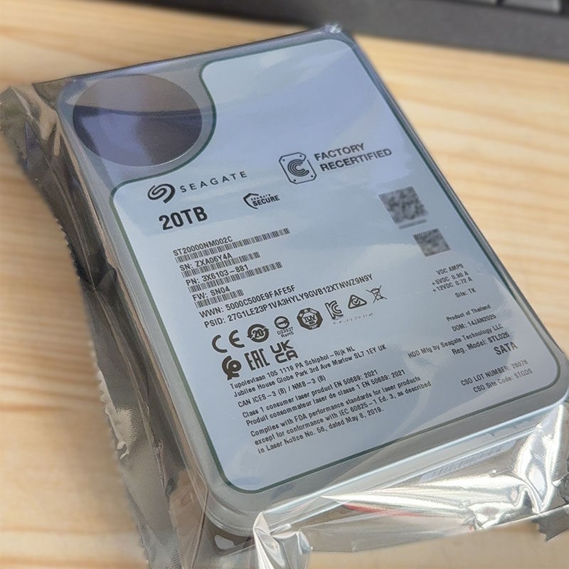 ST20000NM002C  SATA Hard Drive 20 TB