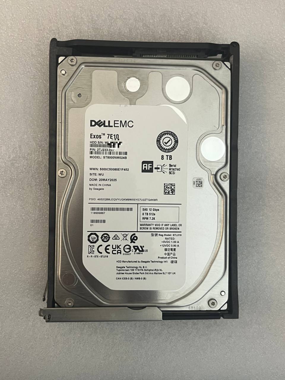 DELL ST8000NM024B 8TB External Hard Drive