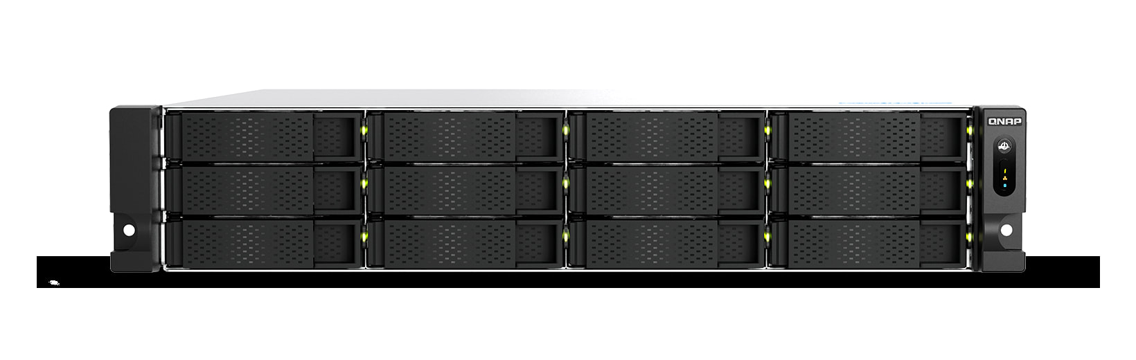 QNAP TS‑h1277AXU‑RP‑R5‑16G 2U Rack‑mount 12‑Bay Enterprise ZFS NAS Storage Server 16GB DDR5 RAM